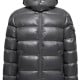 MC Maya Hooded Short Down Jacket 'Dark Grey'