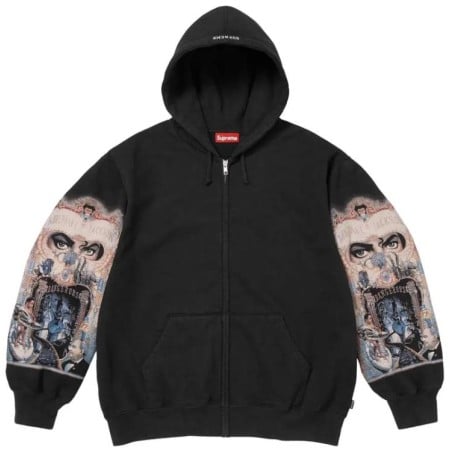 Sup Michael Jackson Dangerous Zip Up Hooded Sweatshirt