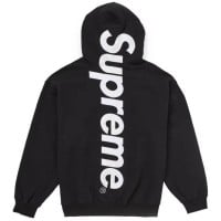 Sup Satin Appliqué Hooded Sweatshirt Sup Satin Appliqué Hooded Sweatshirt