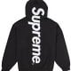 Sup Satin Appliqué Hooded Sweatshirt