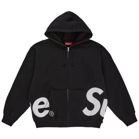 Sup Big Logo Zip Up Hooded Sweatshirt Sup Big Logo Zip Up Hooded Sweatshirt