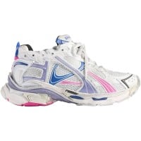 Balenciag* Runner Sneaker 'White Lilac Neon Pink'