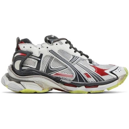 Balenciag* Runner Sneaker 'Black White Red Fluo Yellow' Balenciag* Runner Sneaker 'Black White Red Fluo Yellow'