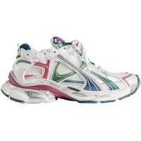 Balenciag* Runner Sneaker 'White Dark Green Blue Pink'