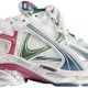 Balenciag* Runner Sneaker 'White Dark Green Blue Pink' Balenciag* Runner Sneaker 'White Dark Green Blue Pink'