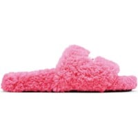 Balenciag*  Furry Slides 'Pink'