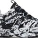 Balenciag* Track Sneaker 'Graffiti - Black White'
