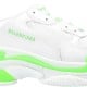 Balenciag* Triple S Sneaker 'White Fluo Green'