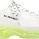 Balenciag* Triple S Sneaker 'Clear Sole - White Fluo Yellow'