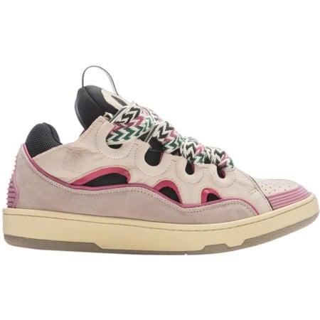 Lanvin Curb Sneakers 'Pink Black'