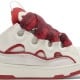 Lanvin Curb Sneakers 'White Red'