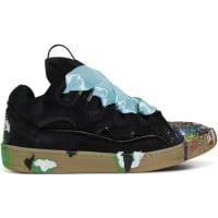 Gallery Dept. x Lanvin Curb Sneakers 'Paint Drip - Black' Gallery Dept. x Lanvin Curb Sneakers 'Paint Drip - Black'