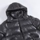MC Maya Hooded Short Down Jacket 'Dark Grey'