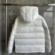 MC Maya Hooded Short Down Jacket 'White'