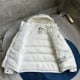 MC Maya Hooded Short Down Jacket 'White'