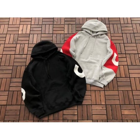 Sup Big Logo Jacquard Hooded Sweatshirt Sup Big Logo Jacquard Hooded Sweatshirt