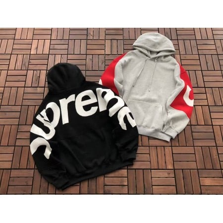 Sup Big Logo Jacquard Hooded Sweatshirt Sup Big Logo Jacquard Hooded Sweatshirt