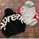 Sup Big Logo Jacquard Hooded Sweatshirt Sup Big Logo Jacquard Hooded Sweatshirt