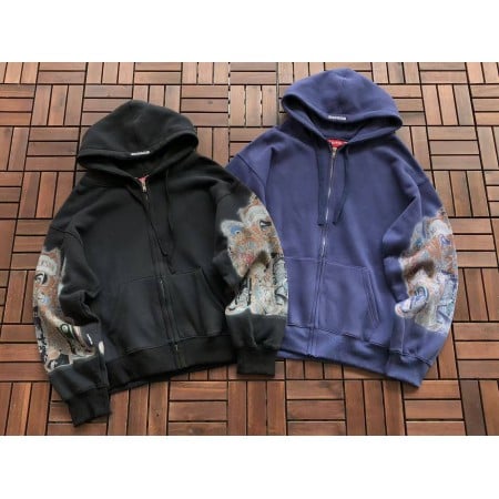Sup Michael Jackson Dangerous Zip Up Hooded Sweatshirt
