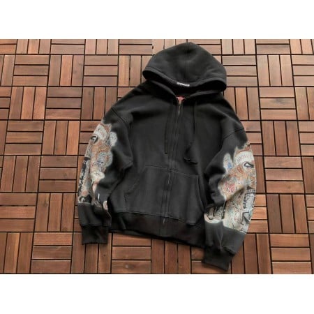 Sup Michael Jackson Dangerous Zip Up Hooded Sweatshirt