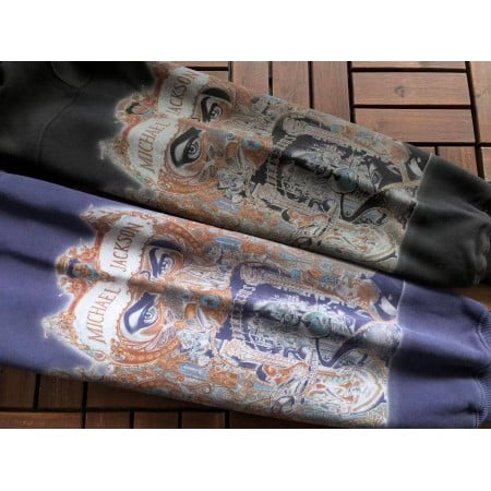 Sup Michael Jackson Dangerous Zip Up Hooded Sweatshirt