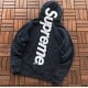 Sup Satin Appliqué Hooded Sweatshirt