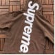 Sup Satin Appliqué Hooded Sweatshirt