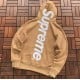 Sup Satin Appliqué Hooded Sweatshirt