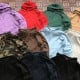 Sup Satin Appliqué Hooded Sweatshirt