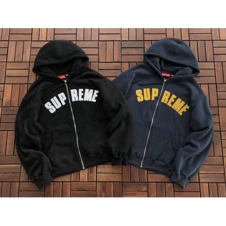 Sup x Larry Clark Zip Up Hooded Sweatshirt