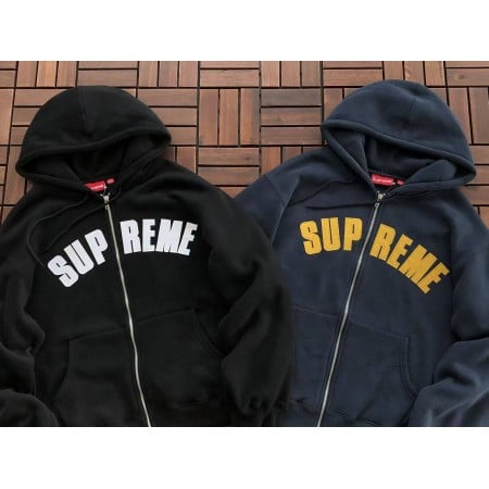 Sup x Larry Clark Zip Up Hooded Sweatshirt