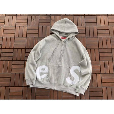 Sup Big Logo Zip Up Hooded Sweatshirt Sup Big Logo Zip Up Hooded Sweatshirt