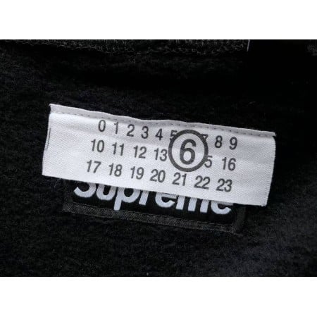 Sup x MM6 Maison Margiela Box Logo Zip Up Hooded Sweatshirt Sup x MM6 Maison Margiela Box Logo Zip Up Hooded Sweatshirt