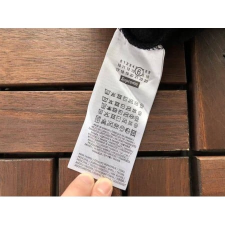 Sup x MM6 Maison Margiela Box Logo Zip Up Hooded Sweatshirt Sup x MM6 Maison Margiela Box Logo Zip Up Hooded Sweatshirt