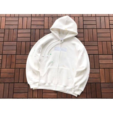 Sup x MM6 Maison Margiela Box Logo Zip Up Hooded Sweatshirt Sup x MM6 Maison Margiela Box Logo Zip Up Hooded Sweatshirt