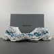 Balenciag* Runner Sneaker 'Graffiti - White Blue' Balenciag* Runner Sneaker 'Graffiti - White Blue'