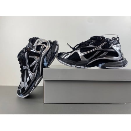 Balenciag* Runner Sneaker 'Black Silver' Balenciag* Runner Sneaker 'Black Silver'