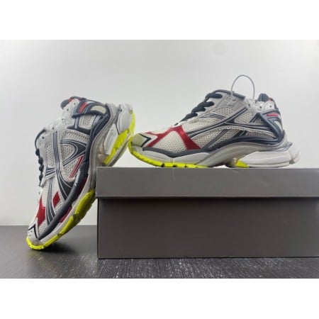 Balenciag* Runner Sneaker 'Black White Red Fluo Yellow' Balenciag* Runner Sneaker 'Black White Red Fluo Yellow'