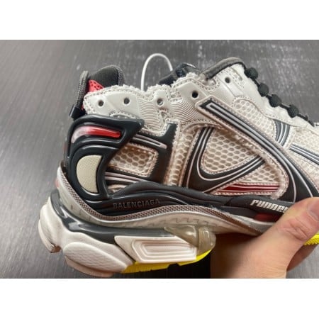 Balenciag* Runner Sneaker 'Black White Red Fluo Yellow' Balenciag* Runner Sneaker 'Black White Red Fluo Yellow'