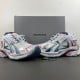 Balenciag* Runner Sneaker 'White Dark Green Blue Pink' Balenciag* Runner Sneaker 'White Dark Green Blue Pink'