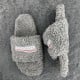 Balenciag* Furry Slides 'Grey' Balenciag* Furry Slides 'Grey'