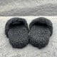 Balenciag* Furry Slides 'Black' Balenciag* Furry Slides 'Black'