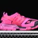 Balenciag* Wmns Track Sneaker 'Clear Sole - Dark Pink'