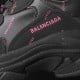 Balenciag* Wmns Triple S Sneaker 'All Over Logo - Black Pink'