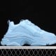 Balenciag* Wmns Triple S Sneaker 'Allover Logo - Light Blue'