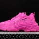 Balenciag* Wmns Triple S Sneaker 'All Over Logo - Fuchsia'