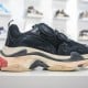 Balenciag* Triple S Sneaker 'DIY - Black Red'