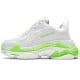 Balenciag* Triple S Sneaker 'White Fluo Green'
