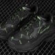 Balenciag* Triple S Sneaker 'Allover Logo - Black Fluo Yellow'