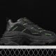 Balenciag* Triple S Sneaker 'Allover Logo - Black Fluo Yellow'
